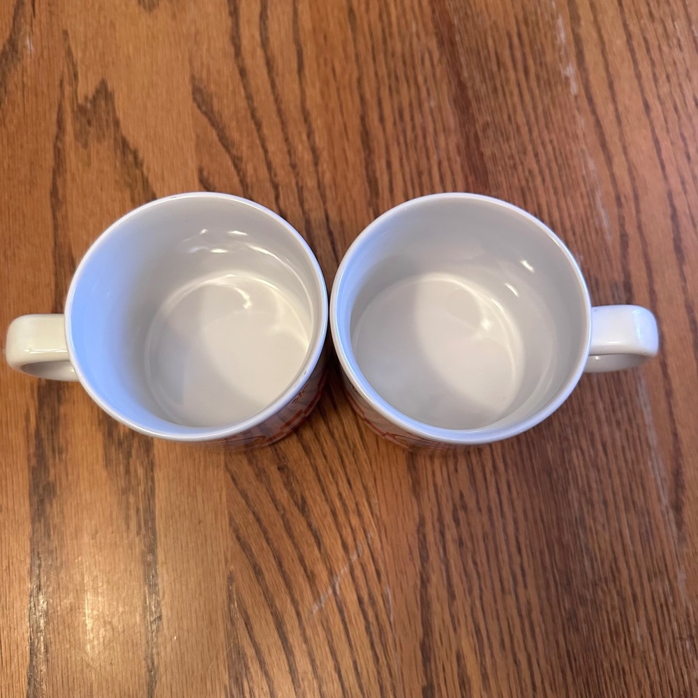 Campbell's Soup Mugs Set of 2 Red Excellent Vintage 2000s Kids Graphic - Picture 3 of 6